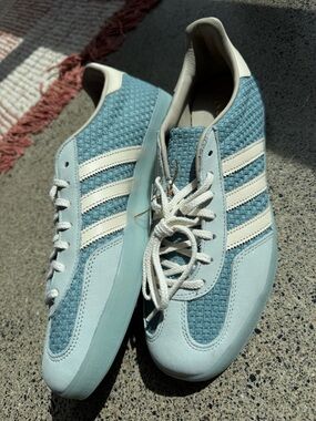 adidas Men Sneakers in Light Blue and White